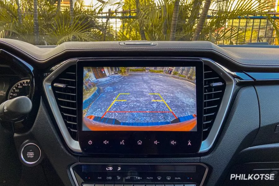 The D-Max's 10.1-inch touchscreen headunit The D-Max's 10.1-inch touchscreen headunit