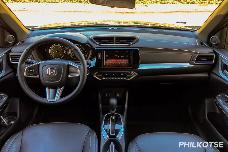 A picture of the interior of the Honda BR-V V