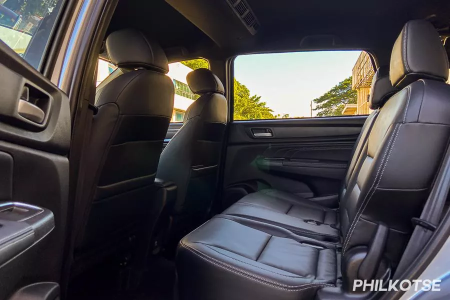 A picture of the Honda BR-V's second row