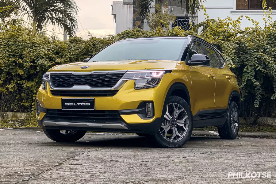 A picture of the rear of the Kia Seltos