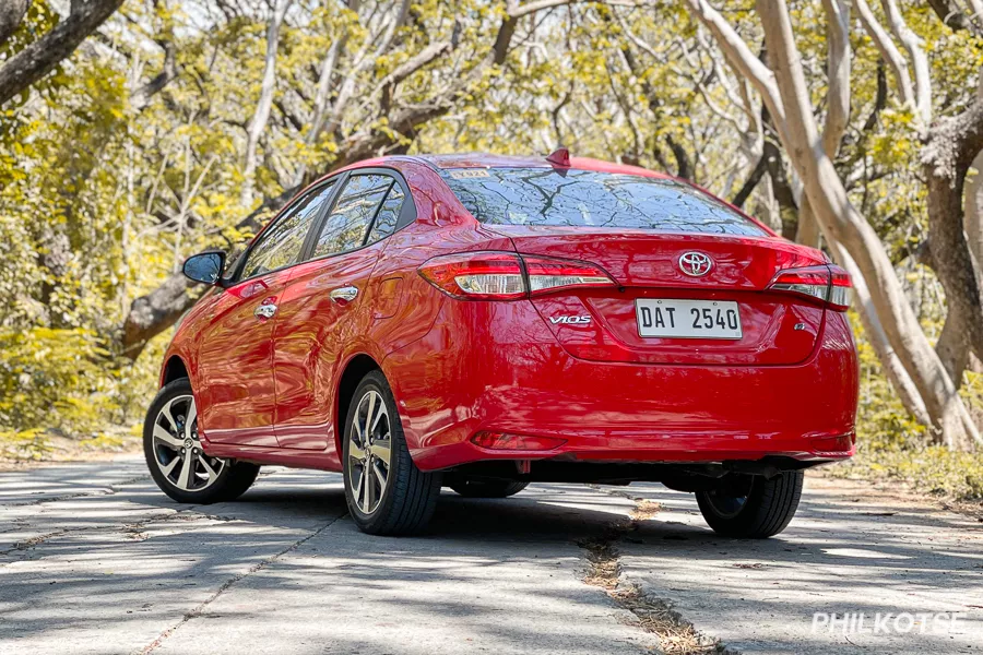 Toyota Vios rear view