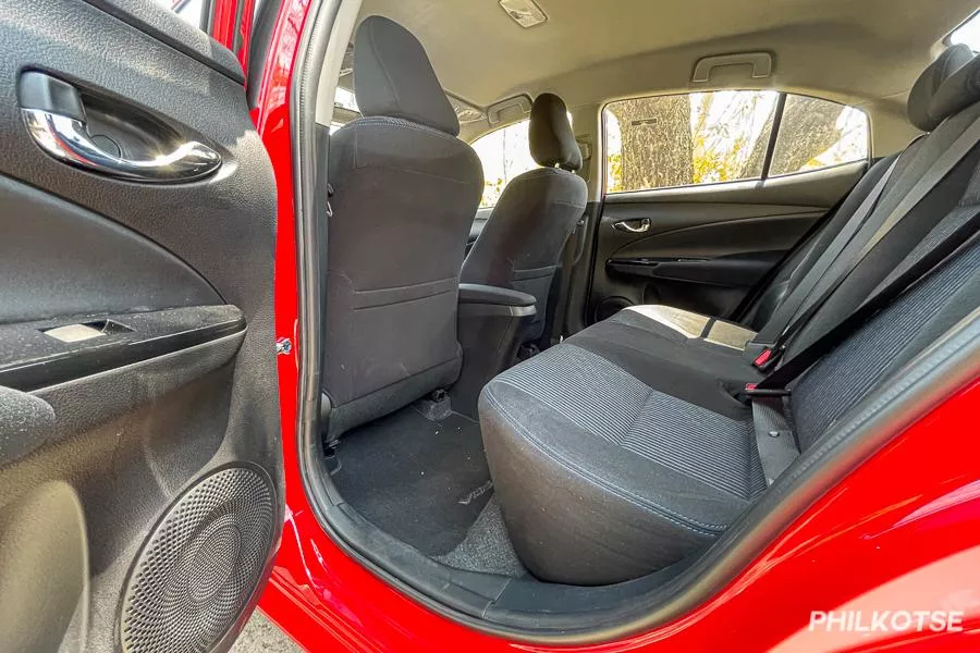 2020 toyota vios rear legroom