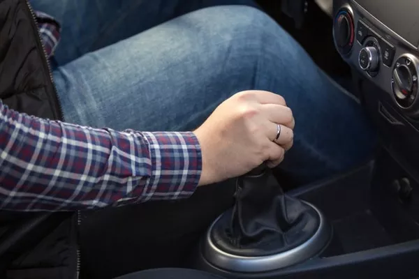 man holding the gear