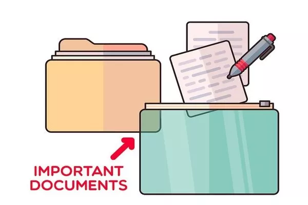 organizing important documents