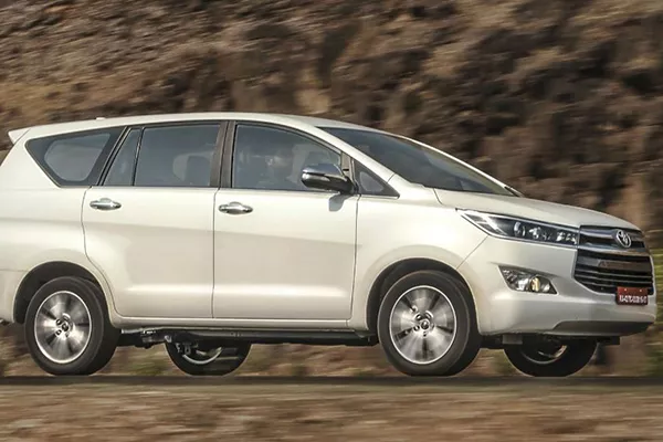 A picture of the latest model Innova.