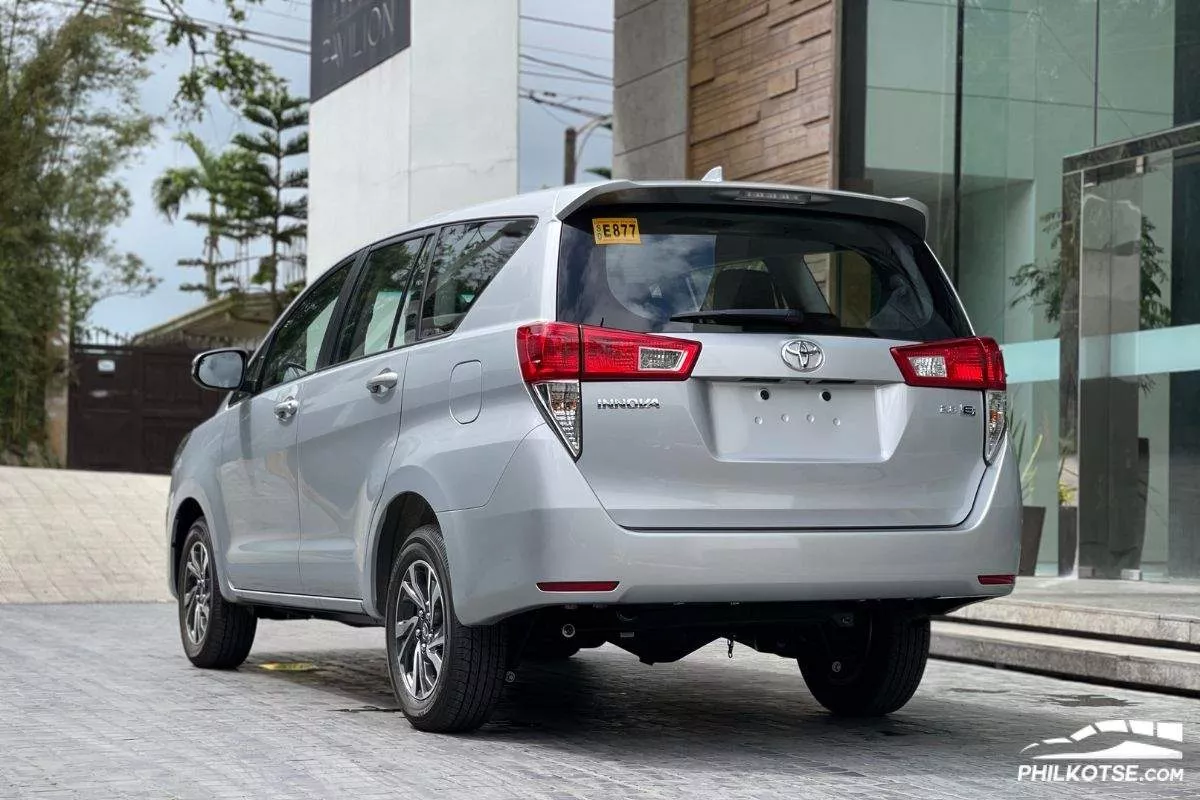 A picture of the rear of the 2021 Innova G