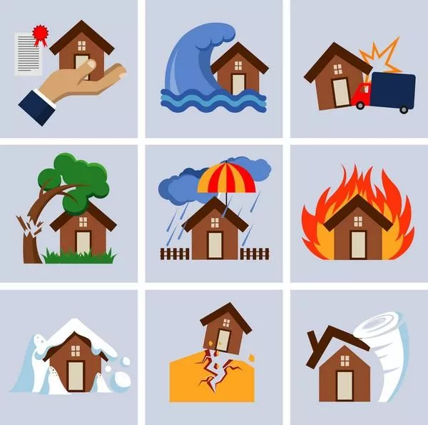 Different disasters that damage home