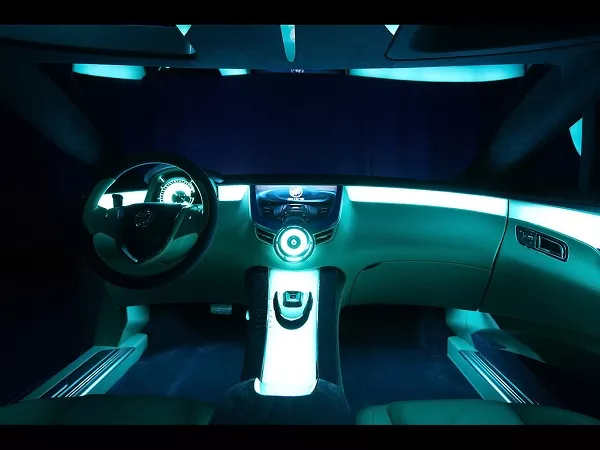 Install car neon light