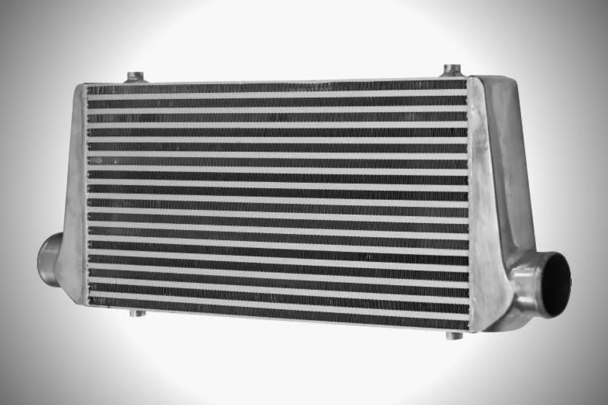 A picture of an intercooler