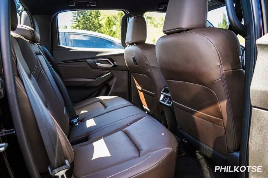 The LS-E's rear seats A picture of the LS-E's rear seats