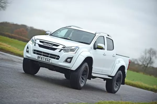 Isuzu D-Max on road