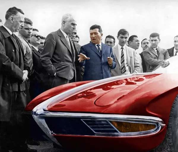 Lamborghini Inspecting a Car