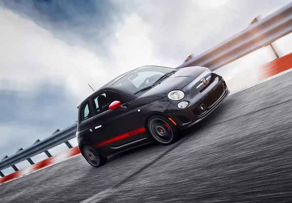 Fiat 500 Abarth in the Sunset 