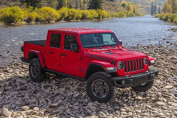 Jeep Wrangler front view