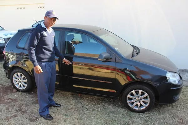 Man beside a car