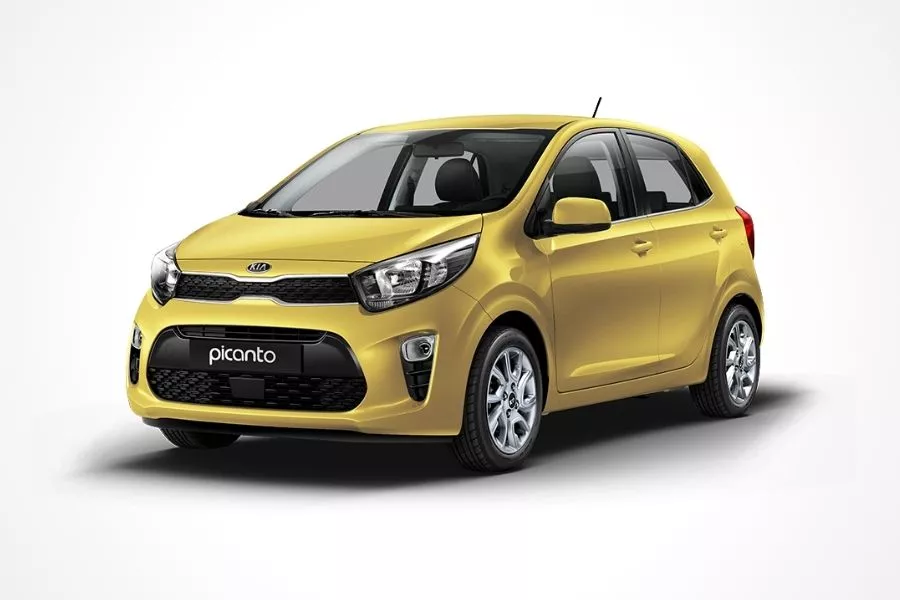 Kia Picanto in Honey Bee color