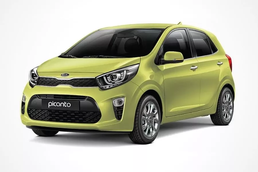 Kia Picanto in Lime Light color