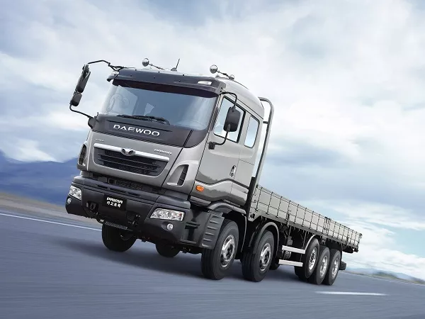 A picture of the Tata Prima truck