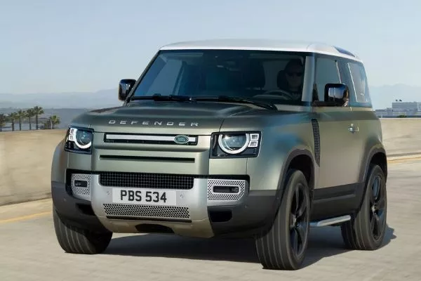 Land Rover Defender on the Road