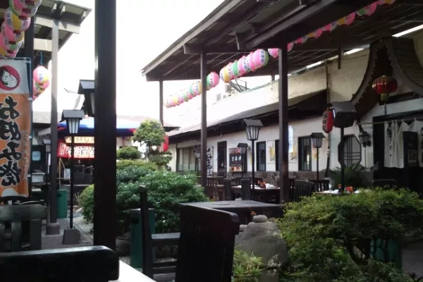 View of Little Tokyo on the inside