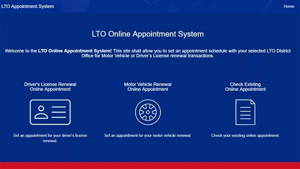 LTO online license renewal_access to the portal