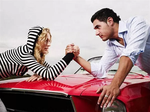 The amount of time men spend driving is more compared to the hours of women Male and female drivers