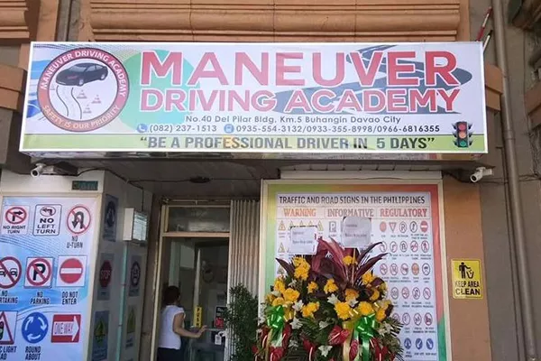 The Buhangin Branch of the Maneuver Driving Academy is a cozy little office A picture of a branch office of the Maneuver Driving Academy