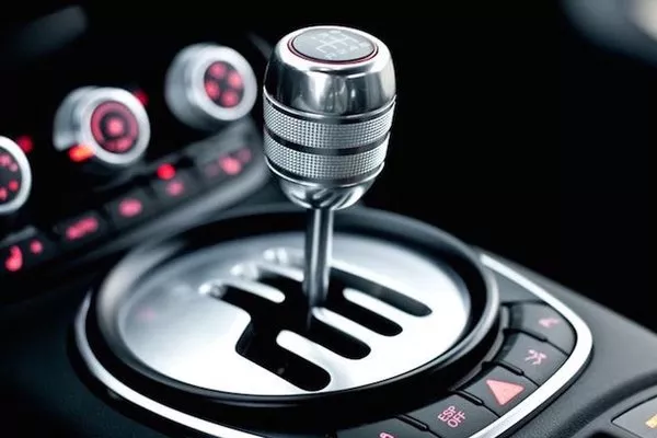 A manual transmission stick