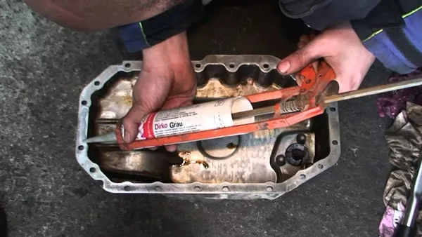Sump contains some oil, which is collected in the oil pan
