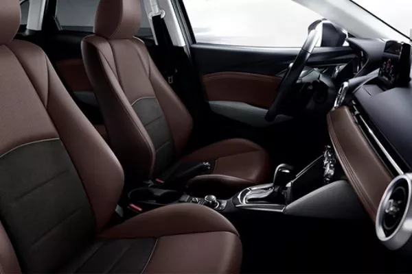 A picture of the CX-30's interior.