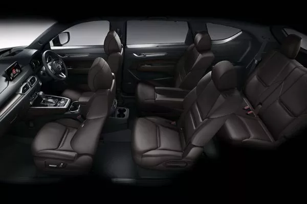 A picture of the Mazda CX-8's interior