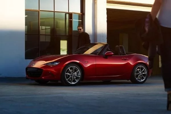 A picture of a Mazda Miata.