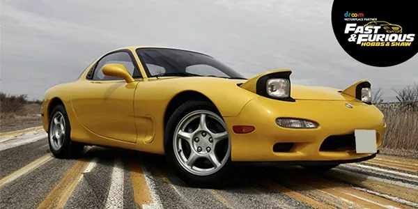 The Mazda RX-7 appeared in the very first movie Mazda RX-7