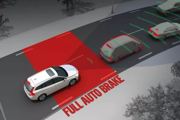An AEB system in cars