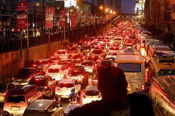 traffic in Manila