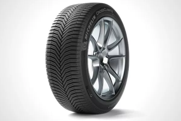 A Michelin all-season tire