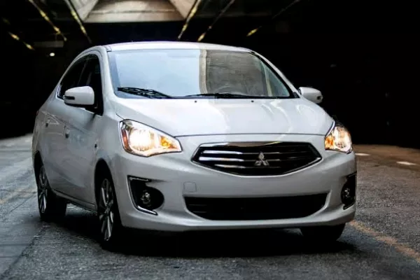 The Mirage Design Wont Pull on any Heartstrings Mitsubishi Mirage G4 front fascia