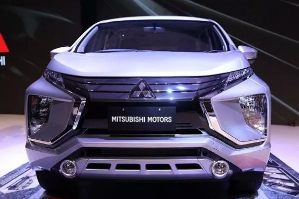 The Xpander owes much of its style to the Mitsubishi Dynamic Shield grille Front of the Mitsubishi Xpander