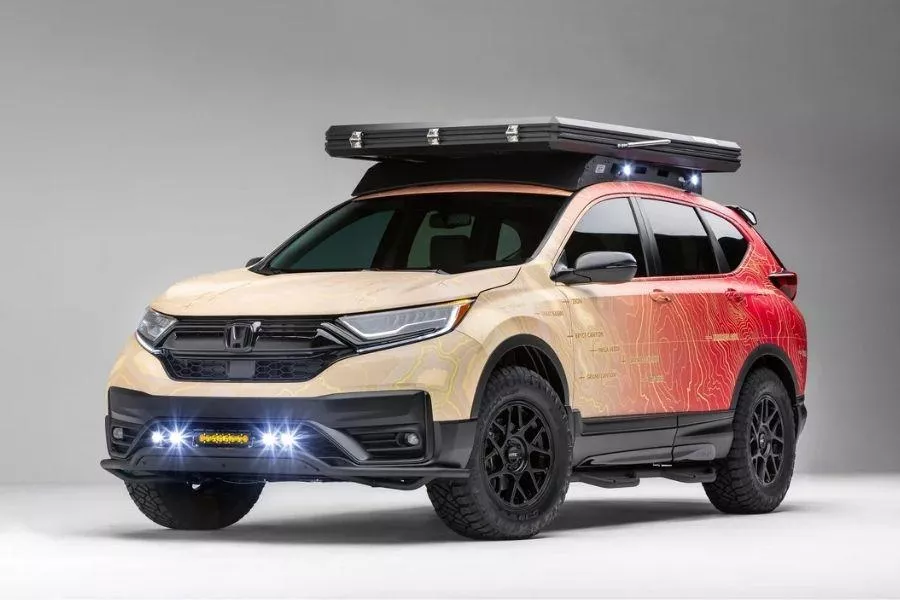 A picture of the Honda CR-V from the 2019 SEMA Show