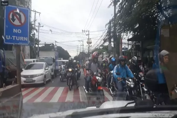 counter flowing motor