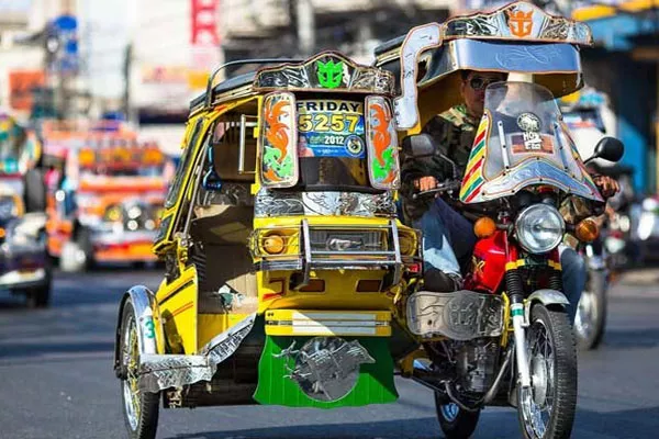 motorcycle on the street