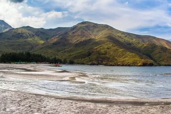 A cove in Nagsasa, Zambales with boats