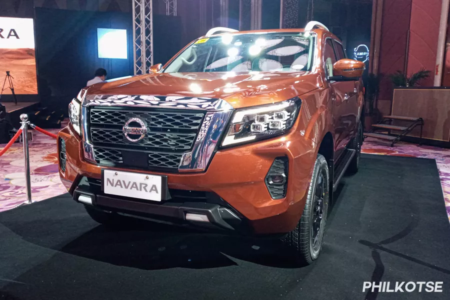 A picture of the Navara VL variant at Okada Manila