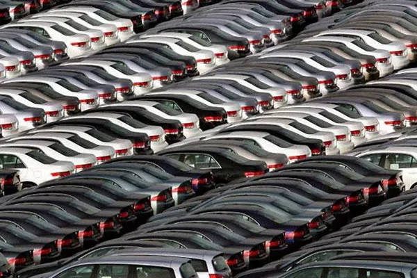 A picture of a car dealership lot