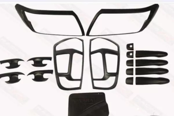 Nissan Navara NP300 Matte Black Garnish Cover Combo Set