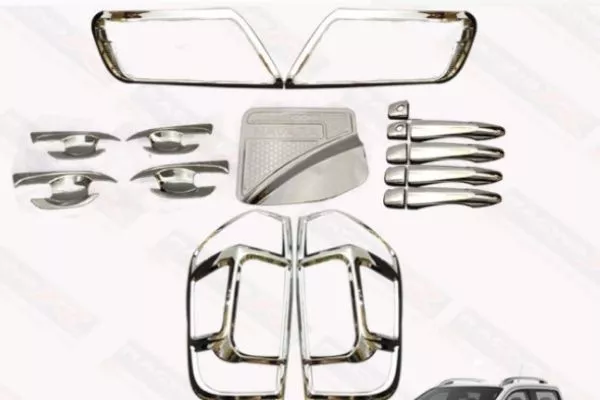 Nissan Navara NP300 Chrome Garnish Cover Combo Set