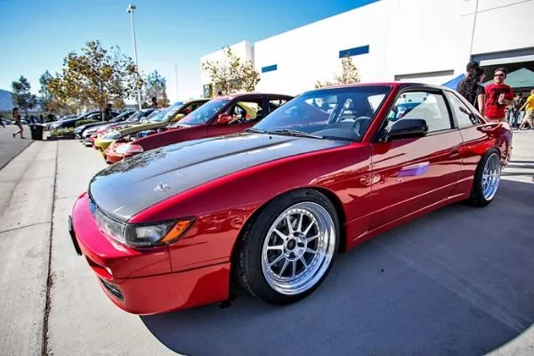 You know you want it. you can't deny it nissan silvia with large wheels