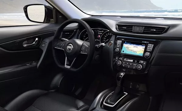 A picture of the interior of the Nissan X-Trail