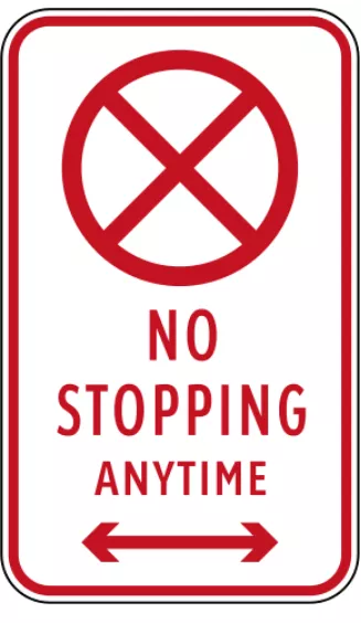 No Stopping Anytime