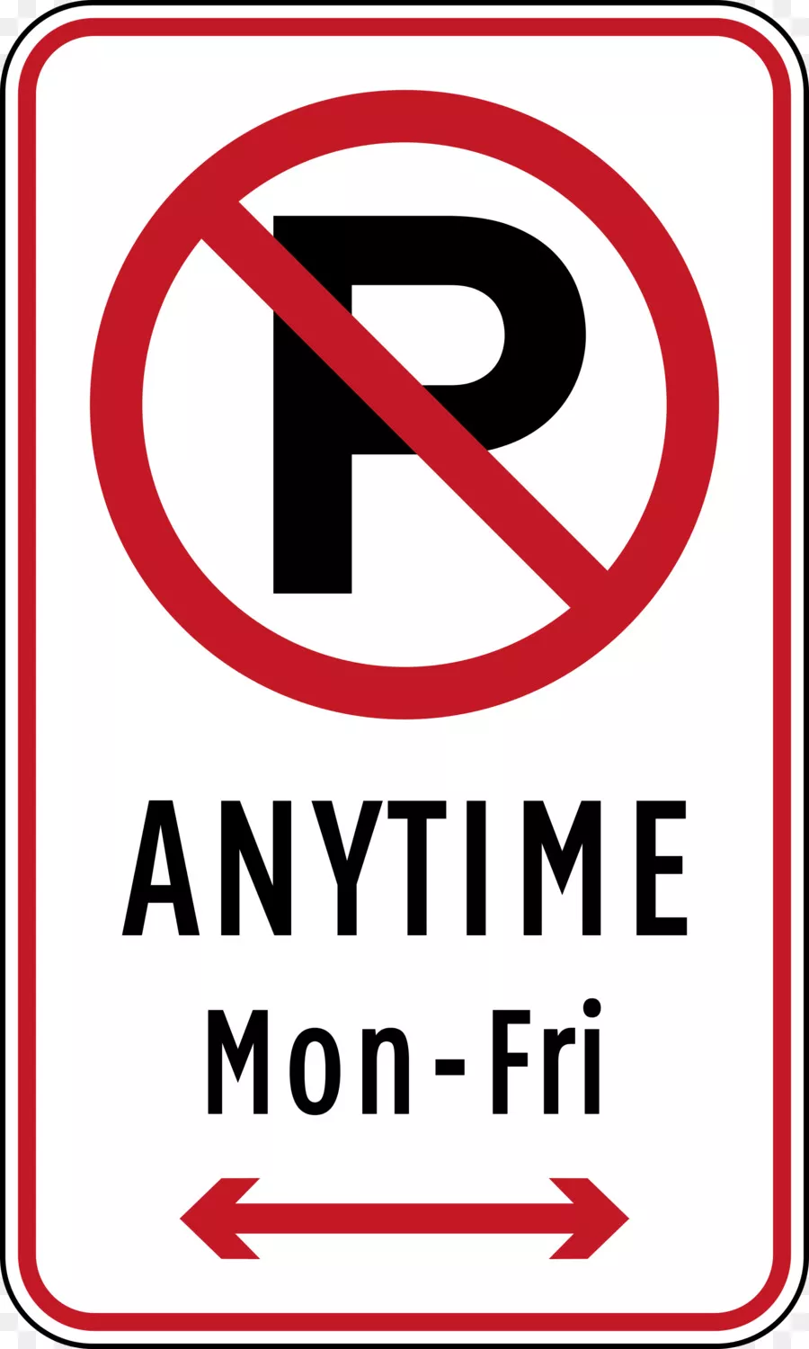No Parking Anytime